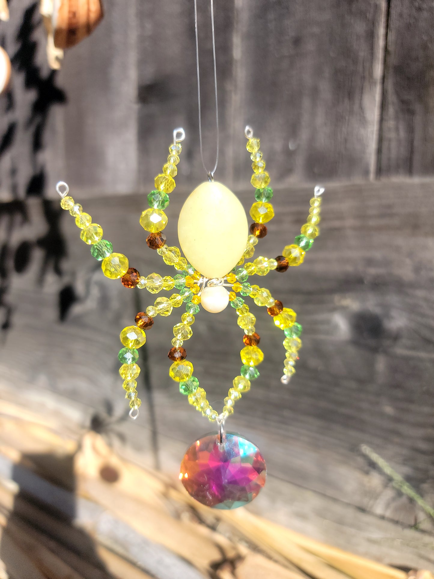 Spider Suncatchers Circle gem